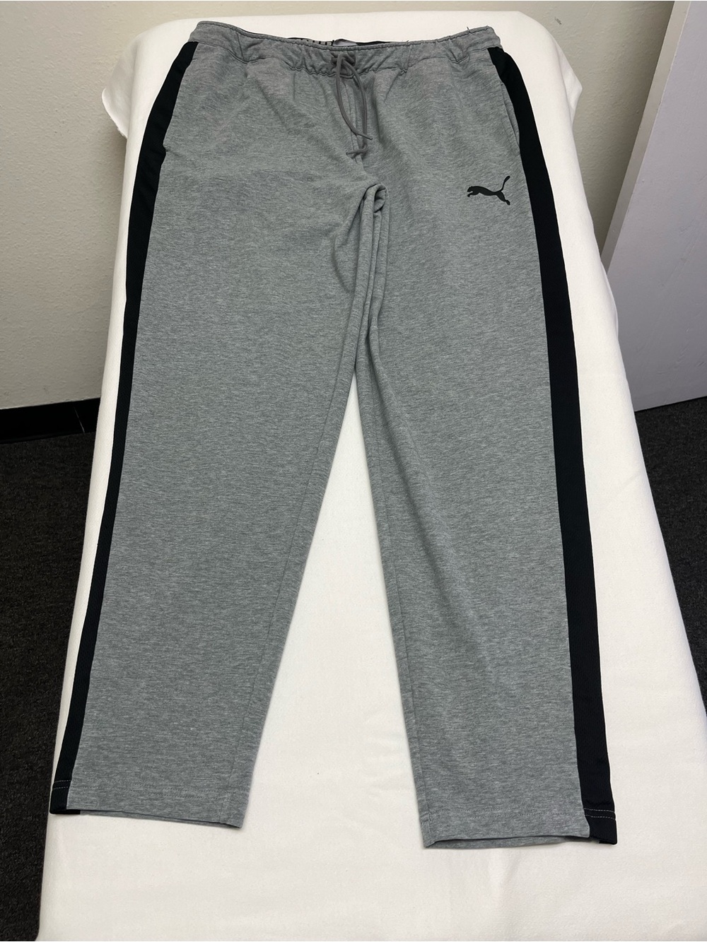 Puma Grey Joggers with Black Size Extra Large